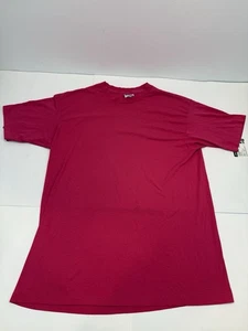 Vintage 80's Hanes Fifty Fifty USA Pink Single Stitch Blank Tshirt XL - Picture 1 of 13