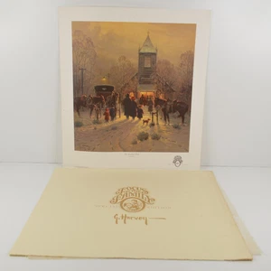 G. Harvey BINDUNG DES GLAUBENS 25x23" S/N Papierkunstdruck Fokus auf die Familie Kinder - Bild 1 von 12