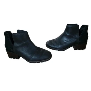 Botín de cuero Sorel Cate recortado negro 8,5 - Imagen 1 de 5