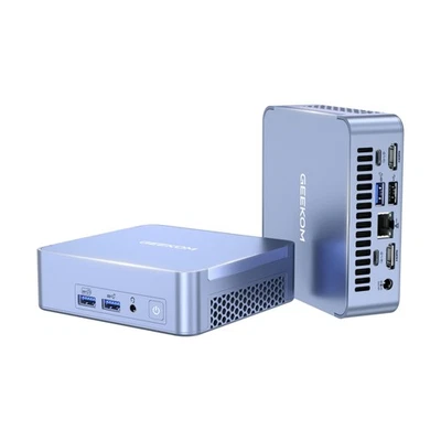 GEEKOM AX7 Pro Mini PC with AMD Ryzen R9-7940HS (Up to 5.2GHz), 32GB DDR5 560... - Image 1 of 4