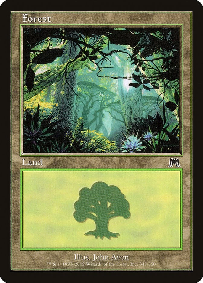 MTG Forest (#347) - Onslaught #347 - Image 1 of 1