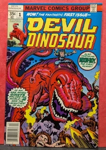 Dinosaurio Diablo #1 En estado bastante bueno - Jack Kirby primera aplicación Moon-Boy Marvel Comic 1978 - Imagen 1 de 10