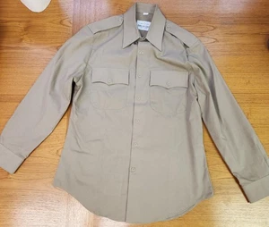 Camisa tostada AGSU (uniforme de vestir) del ejército de los Estados Unidos 15,5 x 32/33 R-C - para hombre - Imagen 1 de 3