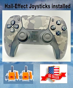 Mando Sony PS5 DualSense actualizado EFECTO PASILLO Joysticks - Gris Camuflaje - Imagen 1 de 10