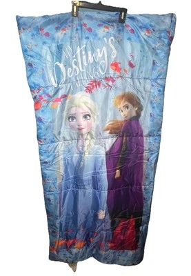 Disney Frozen 2 Saco de Dormir Elsa Ana Exterior Interior Camping Niños 28x56 Bolsa Foto 1 de 4