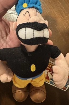 Muñeco de peluche POPEYE Brutus nuevo con etiqueta 8” de Stuffins 1999 (exclusivo de CVS) raro Foto 1 de 2