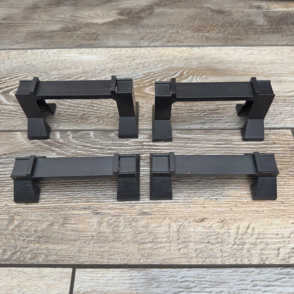 Lote de 4 soportes de puente elevador de pista de coche ranura Ho Foto 1 de 4