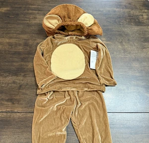 NEW!! POTTERY BARN KIDS LION TODDLER HALLOWEEN COSTUME SIZE 2T MACHINE WASHABLE - Picture 1 of 13