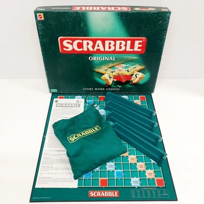 Scrabble Original 2003 Version Mattel Vintage Complete Family Game (See Details) - Image 1 of 4