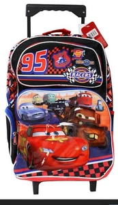 Pixar's Cars Radiator Springs Racers Large 16"inches Rolling Backpack New Tags - Picture 1 of 1