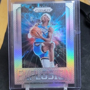 Prizm Deca Shai Gilgeous-Alexander Explosion Silver Prizm #6 Thunder 2024-25 - Imagen 1 de 2