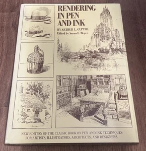 Rendering in Pen and Ink 1978 Illustration Drafting Drawing Art W/ Dust Jacket - Bild 1 von 9