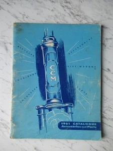 Vintage 1961 CCM Bicycle Bike Seat Wagons Parts and Accessories Catalog Brochure - Picture 1 of 14