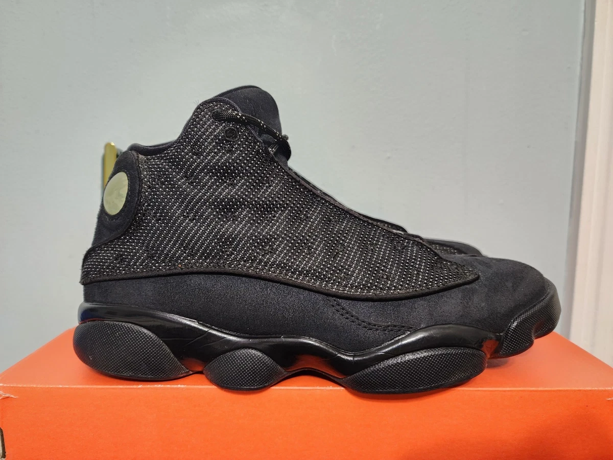 2足セット ジョーダン13 レトロ Black Cat サンダル 黒 スライド | [ナイキ] AIR JORDAN 13 RETRO BG BLACK&frasl;BLACK&frasl;ANTHRACITE