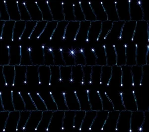 Xmas Lights 3000 LED White Cluster 37.5M Timer In & Outdoor Christmas Decoration - Picture 1 of 4