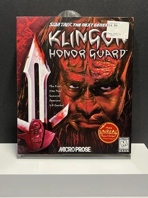 NEW • Star Trek The Next Generation Klingon Honor Guard Windows 95 / 98 PC 1998 - Image 1 of 4