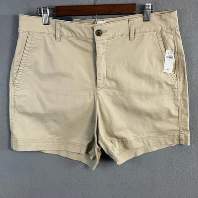 Pantalones cortos para mujer Gap Girlfriend caqui talla 16 beige nuevos con etiquetas Foto 1 de 4