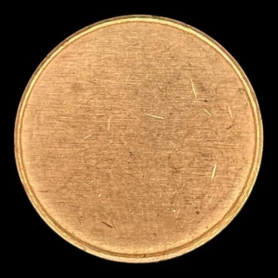 Blank Planchet Cent Copper 2.5g Post-1982 Genuine Mint Error Coin - Image 1 of 2