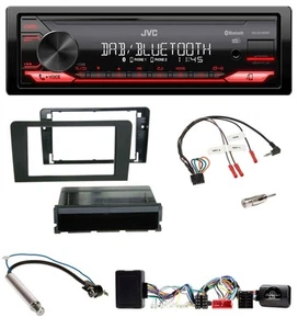 JVC DAB Lenkrad Bluetooth USB Autoradio für Audi A3 Symphony Aktivsystem ISO 8P - Bild 1 von 10