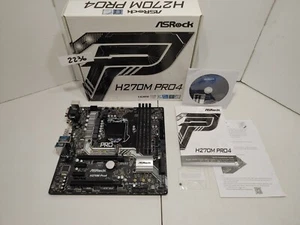 Placa madre ASROCK H270M PRo4 Socket 1151 H270 DDR4 #2236 - Imagen 1 de 7