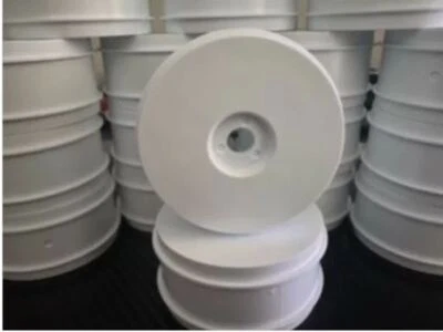 LUGZ 1/8 RC Buggy Wheels White (4) Nitro Car Electric 4wd 8ight MP10e EB48 XB8 - Image 1 of 3