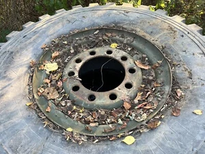 14.00 R20 By Michelin  Military Surplus Truck Tire With Wheel - Picture 1 of 5