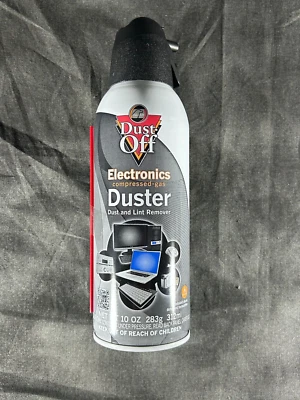 NEW CANNED AIR FALCON DUST-OFF COMPRESSED GAS DUSTER 10 oz DEST COMPUTER OFFICE - Image 1 of 4