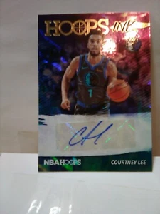 2019-20 Hoops Courtney Lee Hoops Ink Auto,Perfect Card,Pack Fresh"MAVERICKS" - Picture 1 of 2
