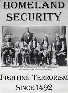HEIMATSICHERHEIT Terrorismusbekämpfung seit 1492 POSTER - Bild 1 von 1