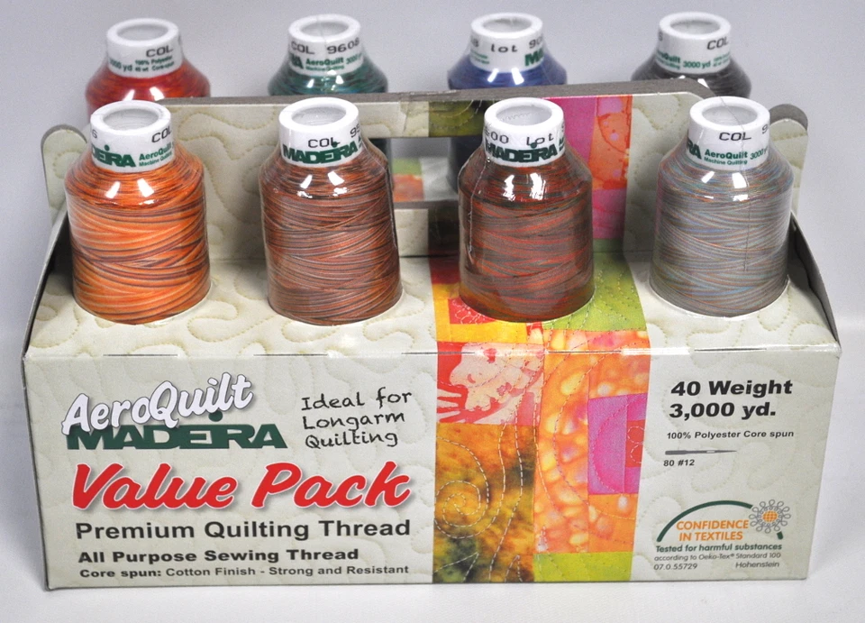 Madeira Aeroquilt 8 Cone Variegated Value Pack 9131BVP - Image 1 of 1
