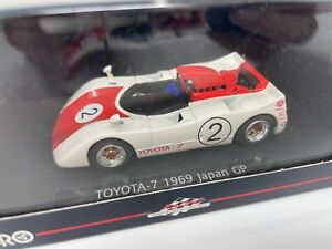 EBBRO Toyota 7 #2 Japan GP 1969 (White/Red) 1/43 Scale z05 