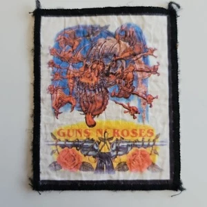 Guns N Roses Cloth Patch Vintage Rare Piece 8cm X 10cm - Picture 1 of 3