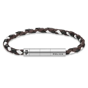 Police Jewelry Men's Bracelet Fuze Black / Braun / White PEAGB0039802 - Picture 1 of 5