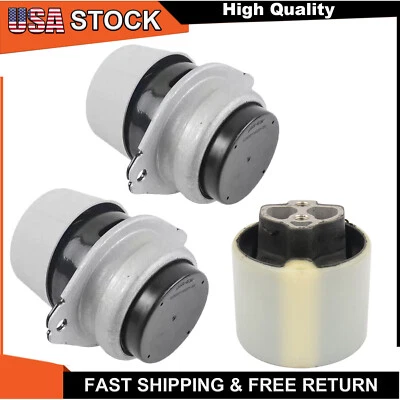 Pair Engine Motor Mounts W/ Trans Mount For Audi Q7 Volkswagen Touareg 3.6L SUV - Image 1 of 4