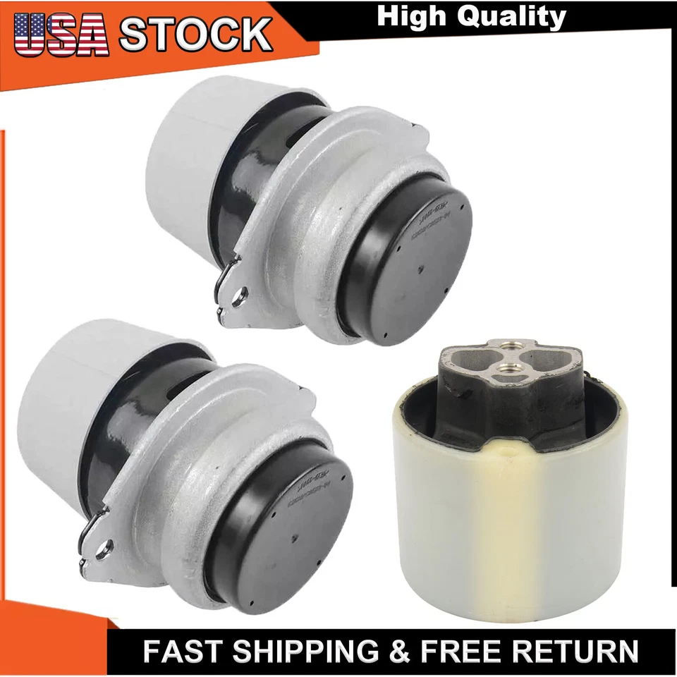 Par de soportes de motor con montaje de transmisión para Audi Q7 Volkswagen Touareg SUV 3,6 L Foto 1 de 4