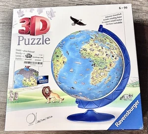 Ravensburger Children's World Globe 180 Pieces 3D Puzzle - Picture 1 of 2