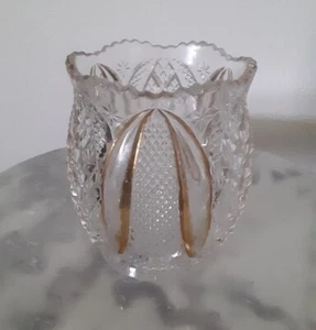 EAPG Tarentum Glass Co. Harvard Spooner with Amber Stain - Picture 1 of 4