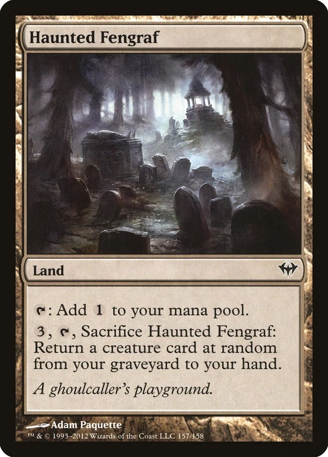 Haunted Fengraf [Dark Ascension] Magic MTG - Image 1 of 1