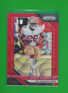 Jerick McKinnon 2018 Panini Prizm Red Wave Prizm 57/149 ,26 , San Francisco 49ers - Bild 1 von 2