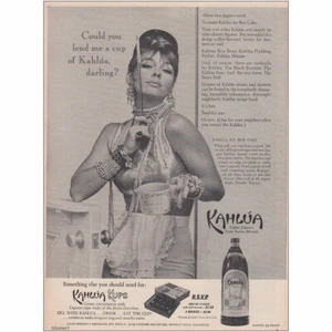 1964 Kahlua: Could You Lend Me a Cup of Kahlua Darling Vintage Print Ad - Picture 1 of 1