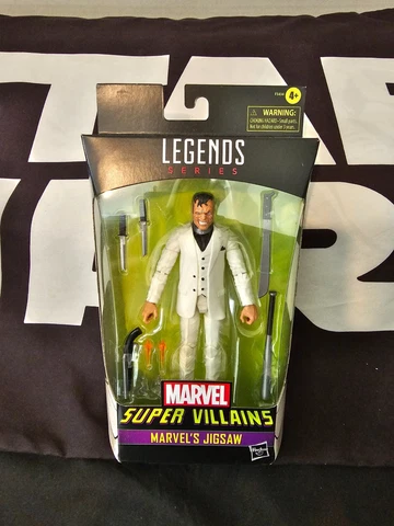 Marvel's Jigsaw BAF Super Villains 6" Scale MARVEL LEGENDS Series NEW Cover