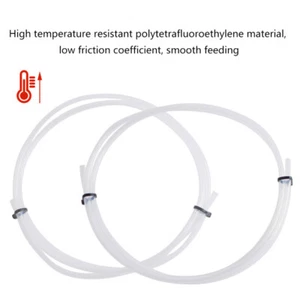 For Bambu Lab P1P AMS A1 Mini 3D Printer White And Grey PTFE Tube Teflonto Pi _t - Afbeelding 1 van 12