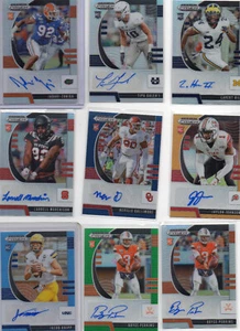 Autogramm Auto Set (9) 2020 Panini Prizm Entwurf Picks Fußball/30/149 - Bild 1 von 2