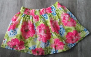 VTG HOLLISTER PINK MULTI FLORAL LINED SKIRT WOMENS SIZE L FREE SHIPPING! - Picture 1 of 5