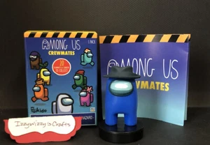 Toikido AMONG US Crewmates Stampers Blind Vinyl Mini Blue w/ Black Hat Figure - Picture 1 of 1