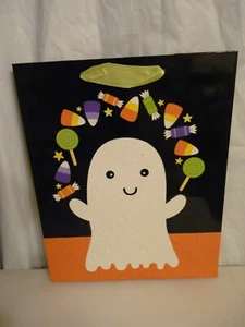 NUEVA Bolsa de Regalo Hallmark Sparkling Ghost con Mango de Cinta 13X10.5 - Imagen 1 de 2