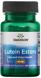Food supplement Swanson Lutein 20 mg 60 capsules Vision