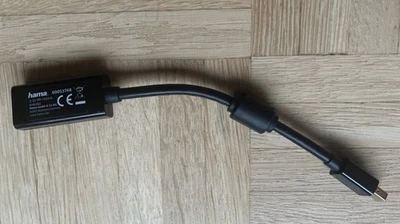 Hama DisplayPort/HDMI Adapter - Schwarz (00053768) - Macbook Thunderbolt - Bild 1 von 4