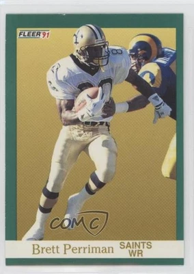 1991 Fleer Brett Perriman #302 - Image 1 of 2