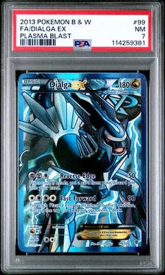 2013 POKEMON BW PLASMA BLAST DIALGA #99 ULTRA RARE PSA 7 NM #114259381 - Image 1 of 2
